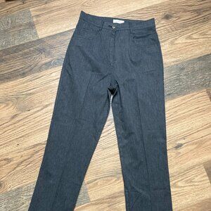 Isabella Suits Women Gray Dress Pants Size 8 W27 L29